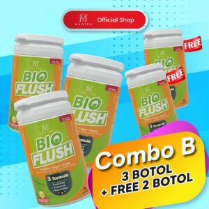 Bio Flush Combo B- 3 botol free 2 botol