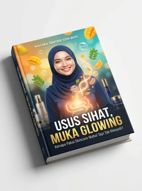 Ebook Usus Sihat, Muka Glowing: Kenapa Pakai Skincare Mahal Tapi Tak Menjadi