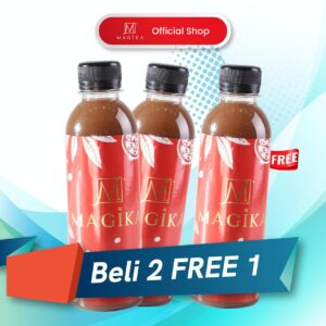 JUS AURA COMBO A - 2 BOTOL JUS AURA MAGIKA FREE 1 BOTOL